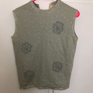 Vintage Beaded Sweater